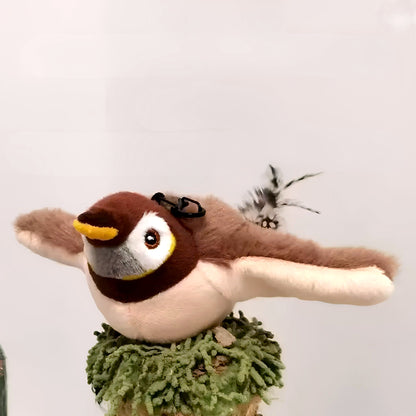 Pájaro Interactivo para Gatos · Juguete que Canta y Aletea | Bulgo