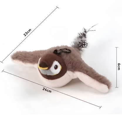 Pájaro Interactivo para Gatos · Juguete que Canta y Aletea | Bulgo