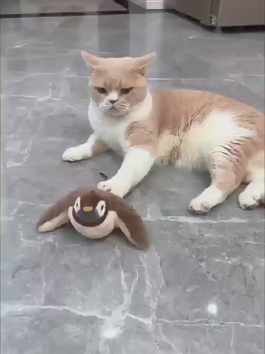 Pájaro Interactivo para Gatos · Juguete que Canta y Aletea | Bulgo